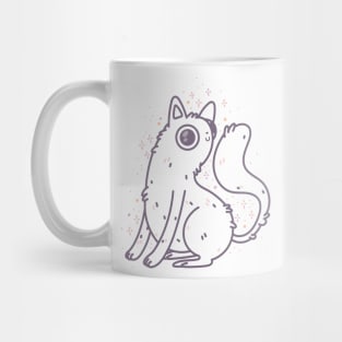 Weird Cat - Lineart Mug